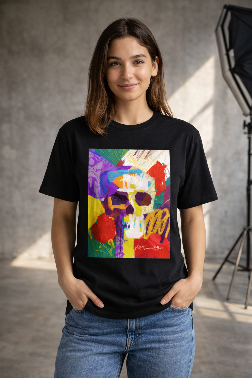 Skull and Tulips T-Shirt