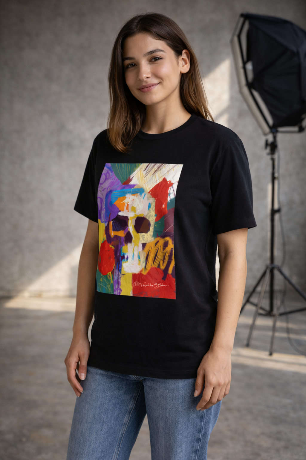 Skull and Tulips T-Shirt