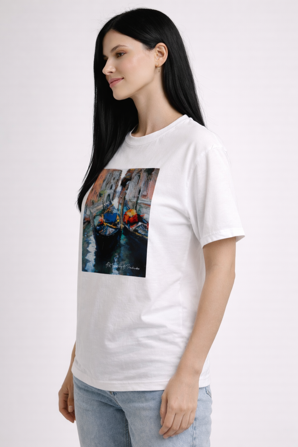 Venetian motif T-Shirt White
