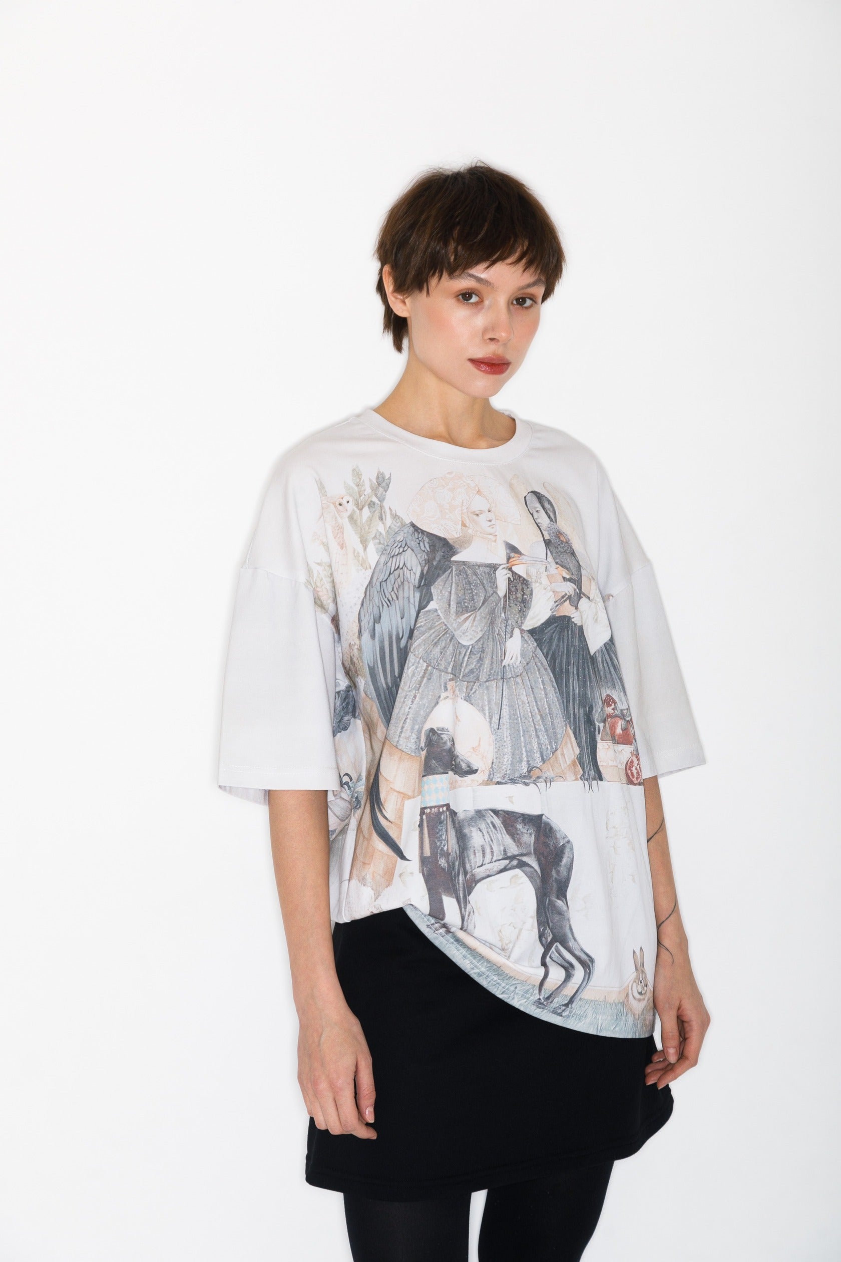 Parks T-shirt met all-over print