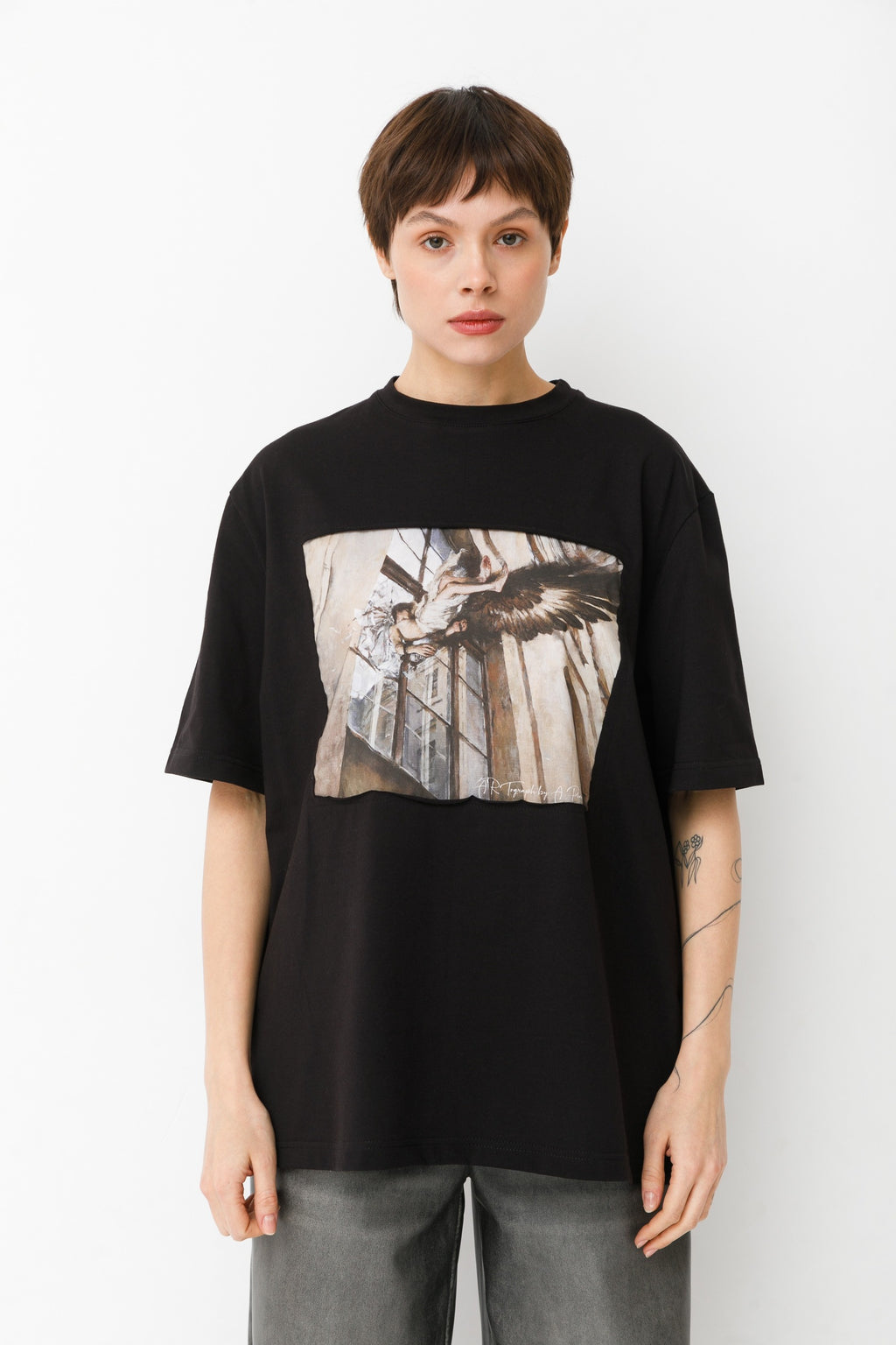 Icarus T-shirt zwart