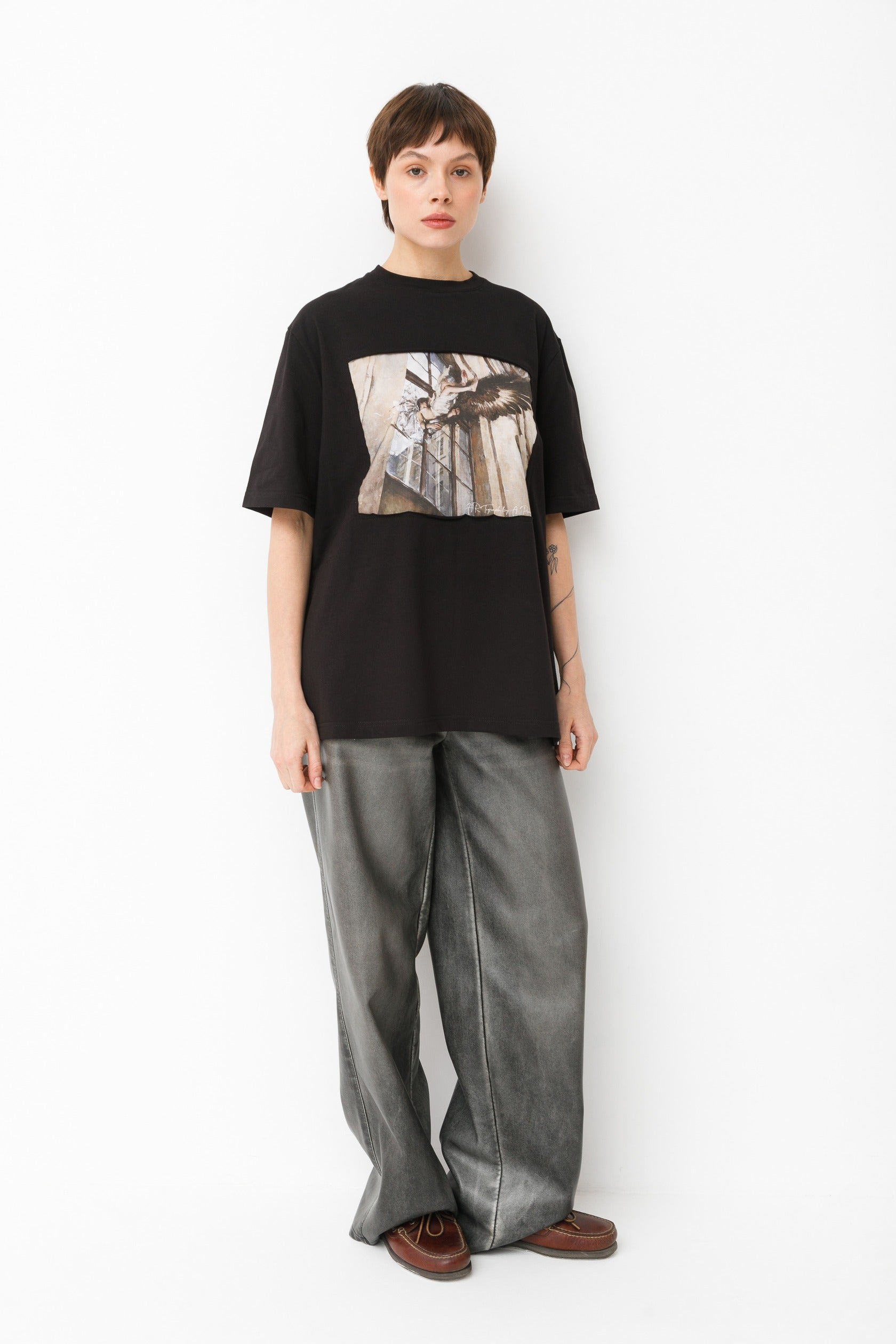 Icarus T-shirt zwart