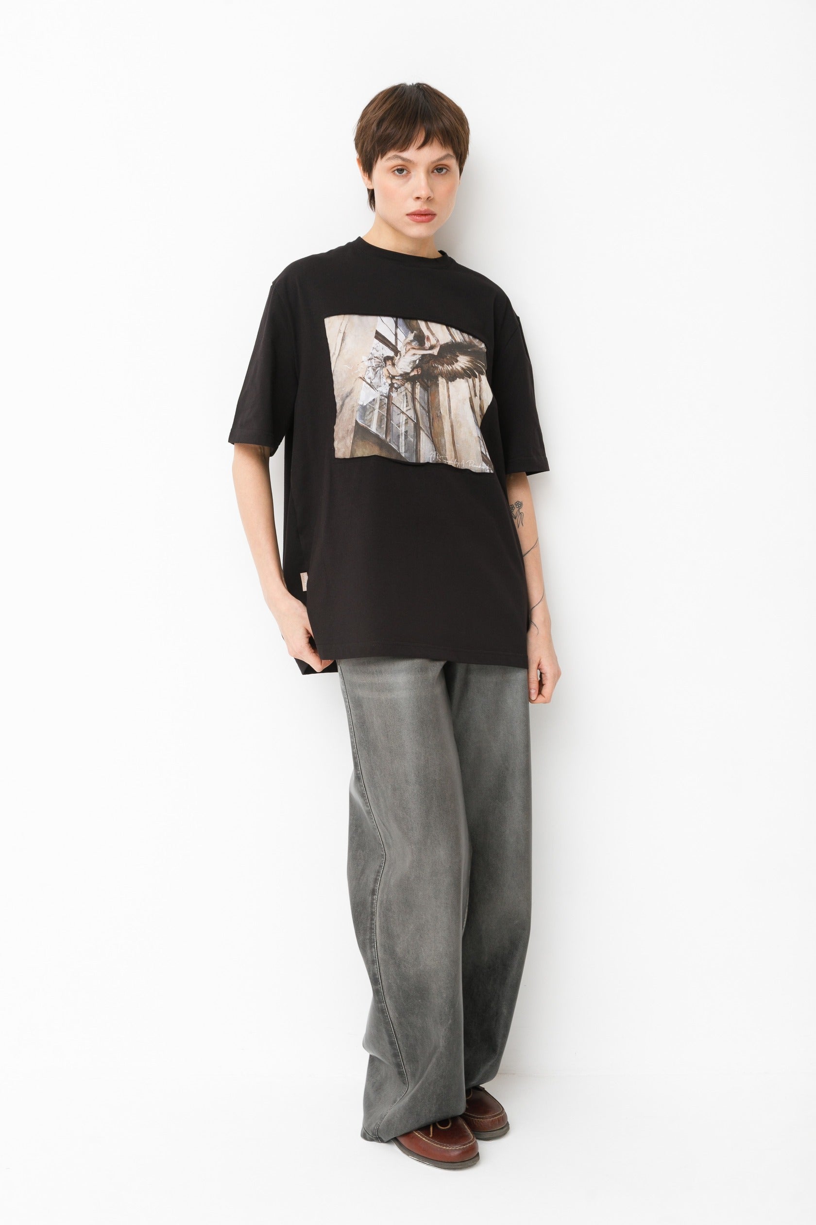 Icarus T-shirt zwart