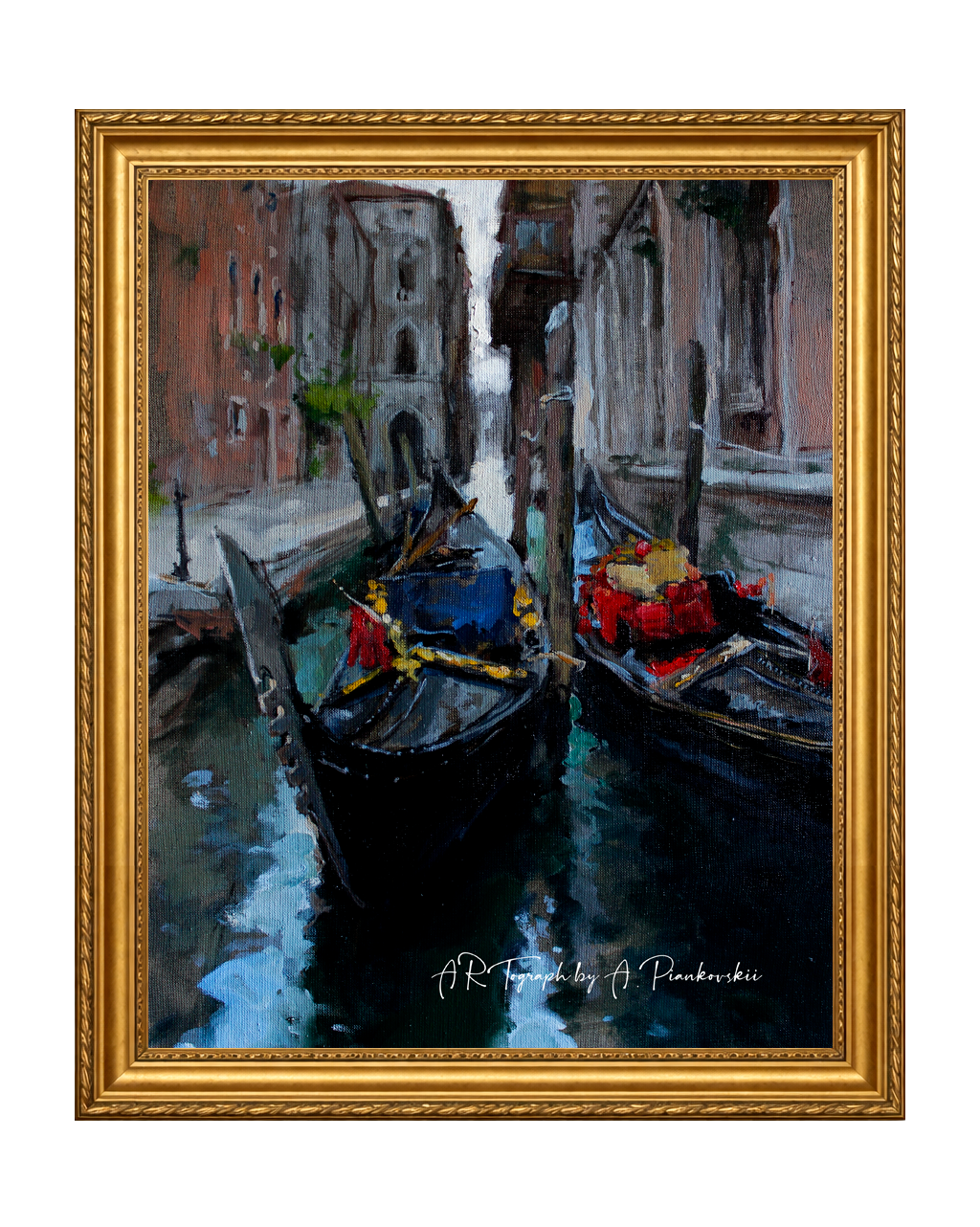 Venetian motif T-Shirt White