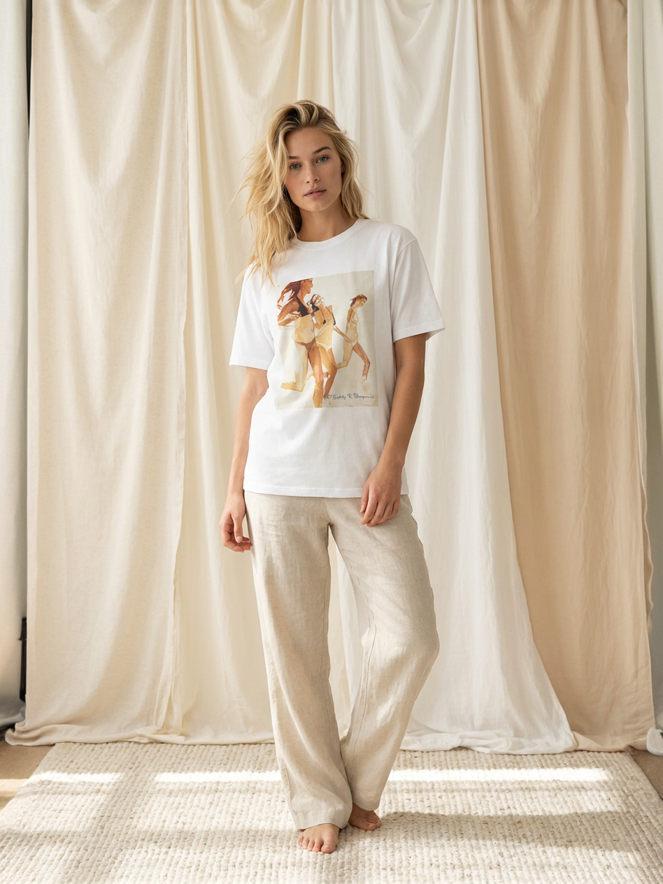 Happy on the beach T-Shirt