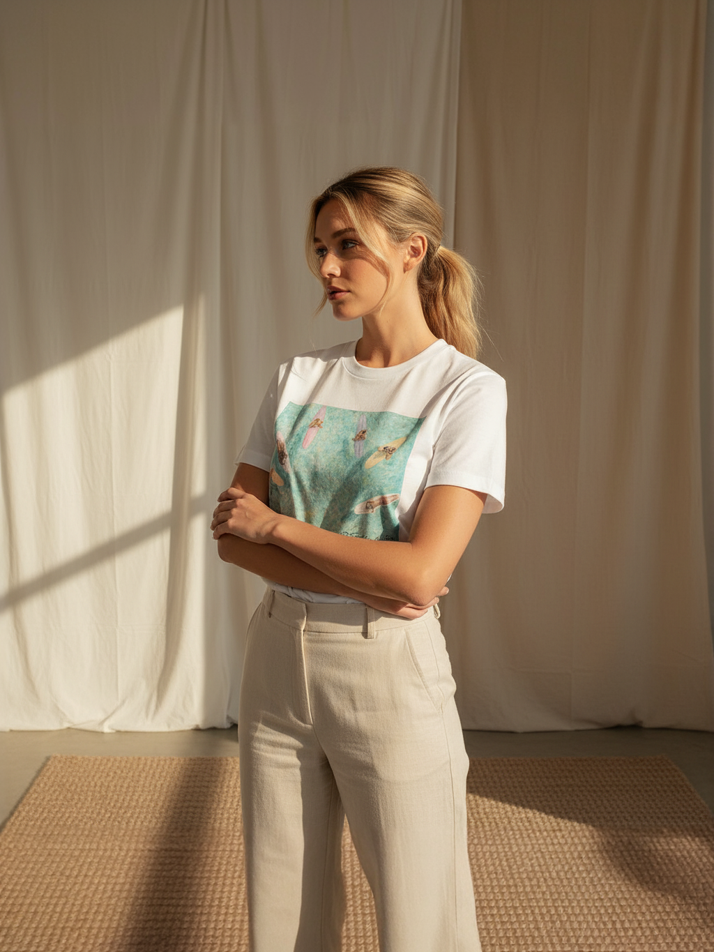 Waiting for waves T-Shirt